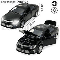 Игрушка детская машинка металлическая с свето-звуковым эффектом Die-Cast Metal Model Car 1:32 черная