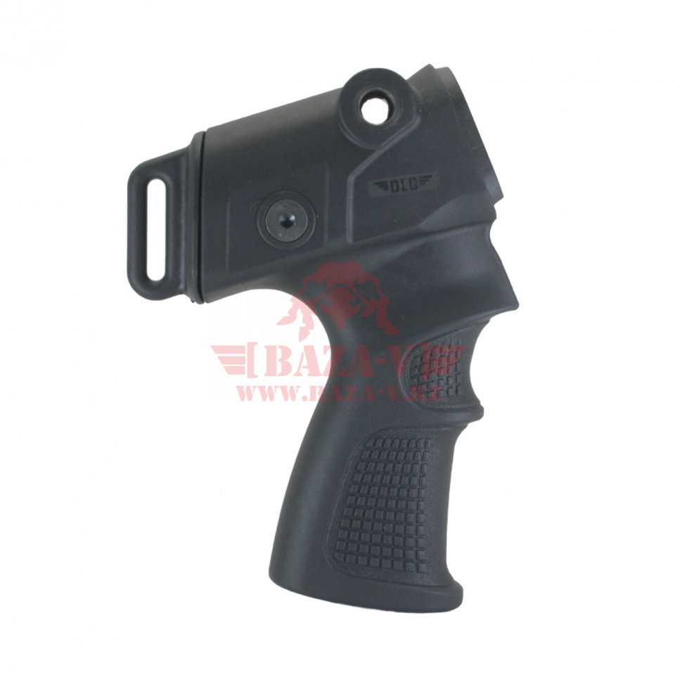 Пистолетная рукоятка на Remington 870, 750 с креплением для ремня DLG Tactical (DLG-108 Black)