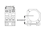 Кольца для оптики 34 мм SPUHR на Picatinny, H34мм (SR-4006), фото 3