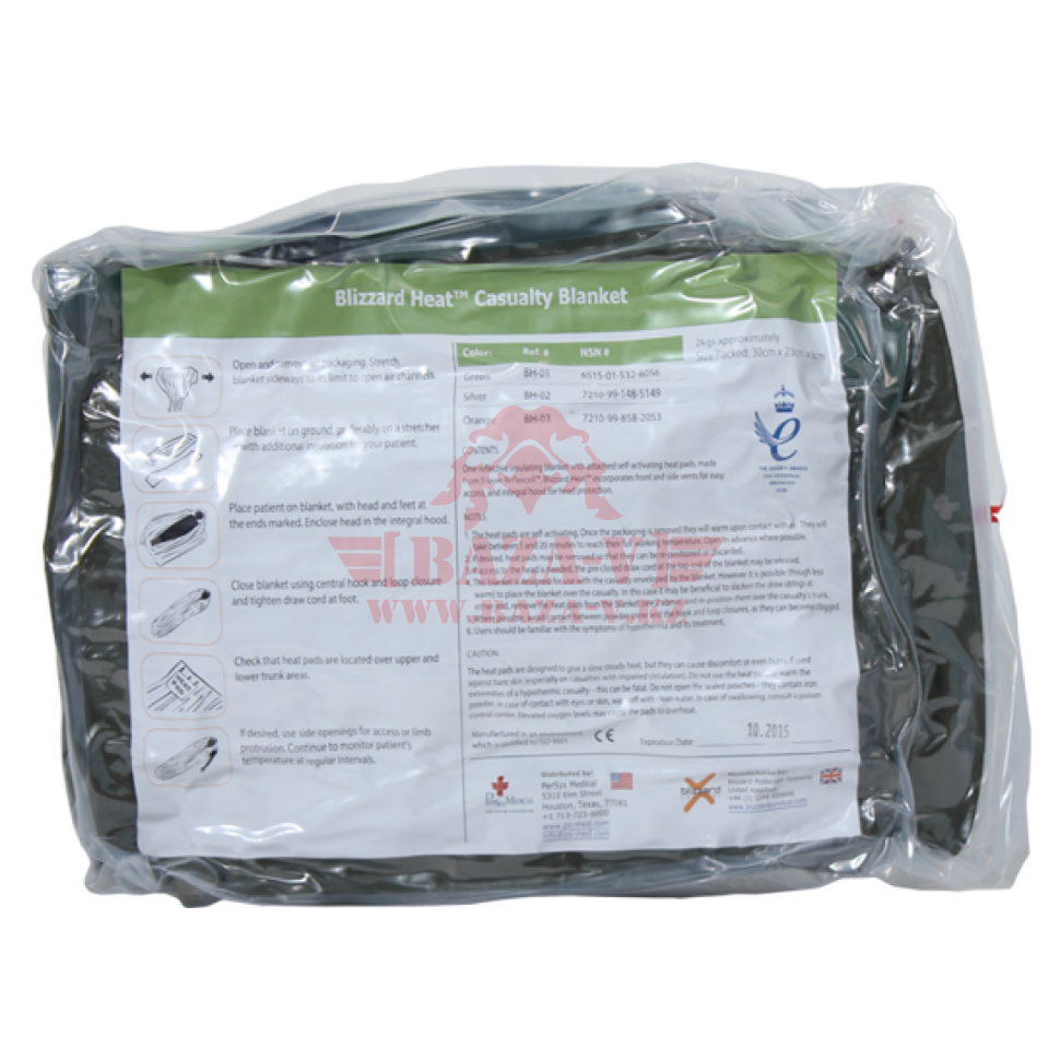 Термоодеяло с системой нагревания Blizzard Heat™ Casualty Blanket