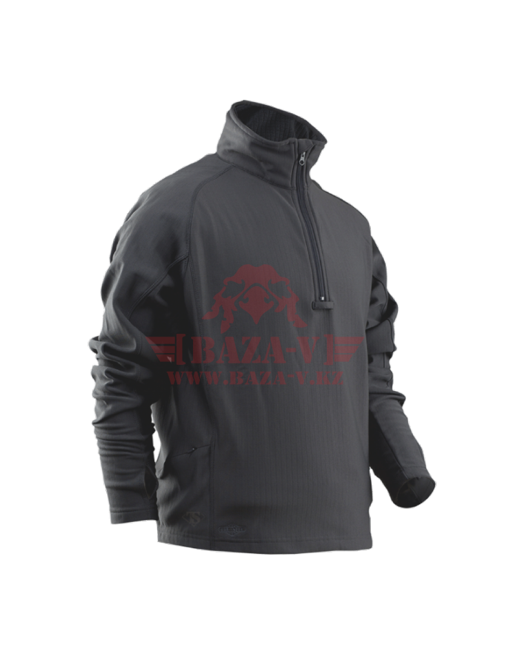 Кофта флисовая TRU-SPEC Men's 24-7 SERIES® Zip Thru Grid Fleece Pullover (Black)
