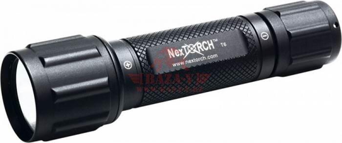 Тактический фонарь NexTORCH T6 Tactical, ксенон 80 люмен (Black)