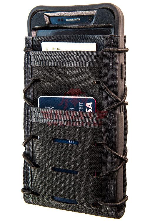 Подсумок под телефон/гаджет ITACO® Tech Pouch V2 MOLLE Large (Black)