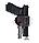 Пистолетная клипса Crye Precision Gunclip для Glock 17/19, правосторонняя (Black), фото 2