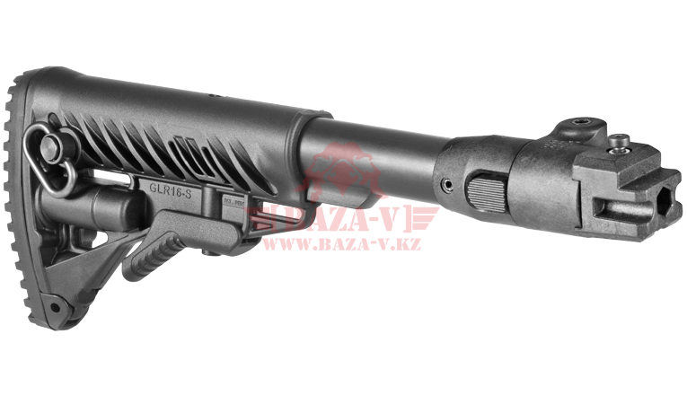 Приклад телескопический, складной для АК-47/74 FAB-Defense M4-AK P (Black)