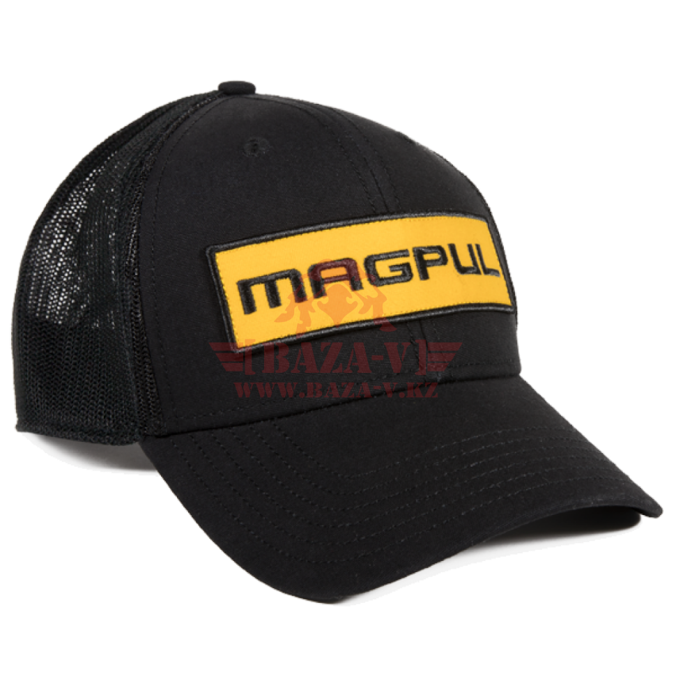 Бейсболка Magpul Wordmark Patch Mid Crown Snapback MAG898 (Black)