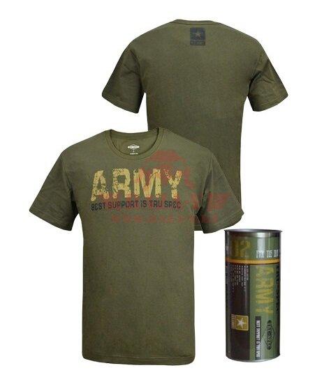 Милитари футболка TRU-Spec ARMY 100% Cotton (Olive drab)