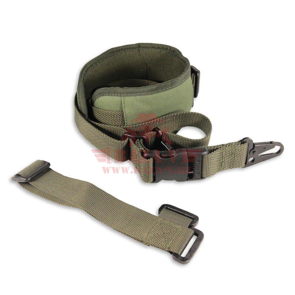 Трехточечный ремень с плечевой накладкой WARTECH TS-102 (Olive drab)