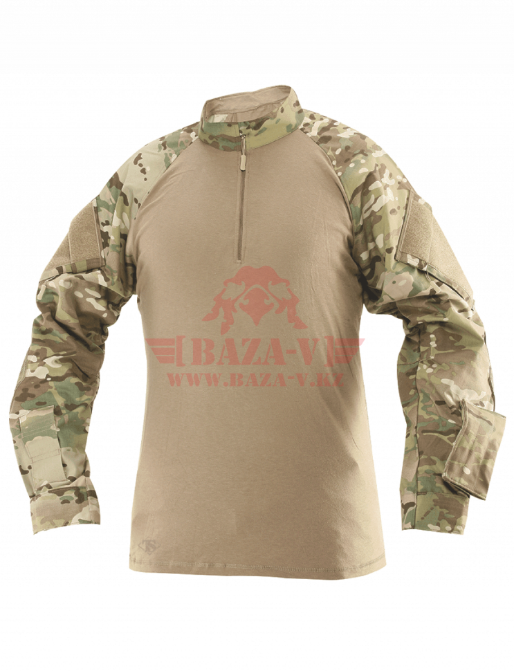 Тактическая рубашка TRU-SPEC TRU® 1/4 Zip Combat Shirt (MultiCam) 65/35 PC Ripstop (MultiCam)