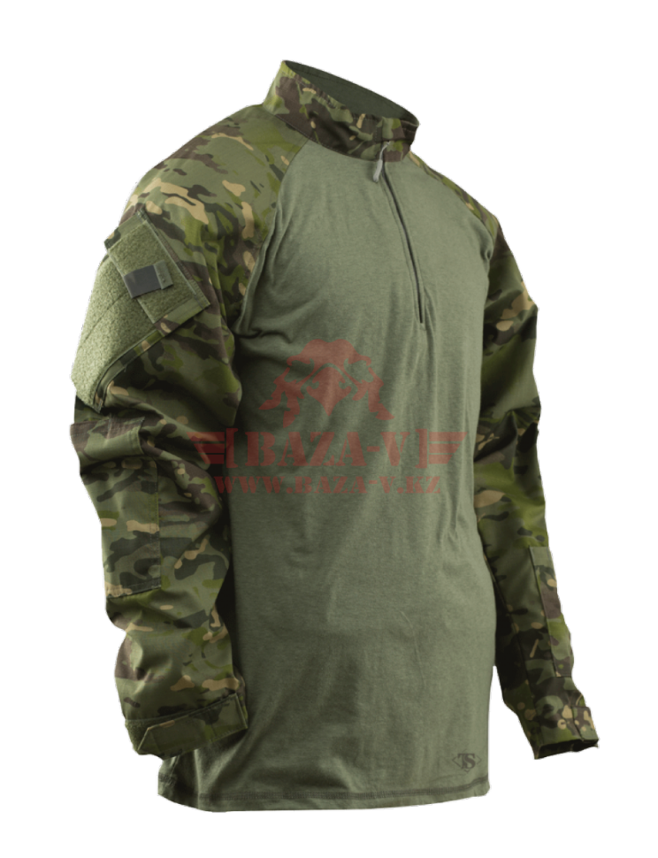 Тактическая рубашка TRU-SPEC TRU® 1/4 Zip Combat Shirt (Multicam) 50/50 Cordura® NyCo Ripstop (Multicam