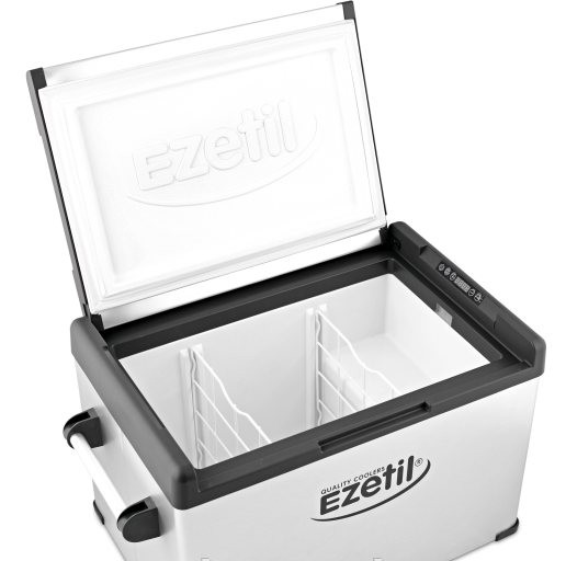 Холодильник-морозильник EZETIL EZC-60 (60л.)(от +10ºС до -18ºС)(220-240V)-серебристый R 30426 - фото 6 - id-p46076417