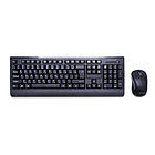 Комплект Клавиатура + Мышь Delux DLD-6091OGB (Беспроводной, Black)