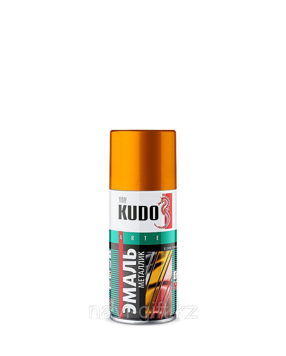 Эмаль металлик универсальная бронза KUDO. 520 мл.