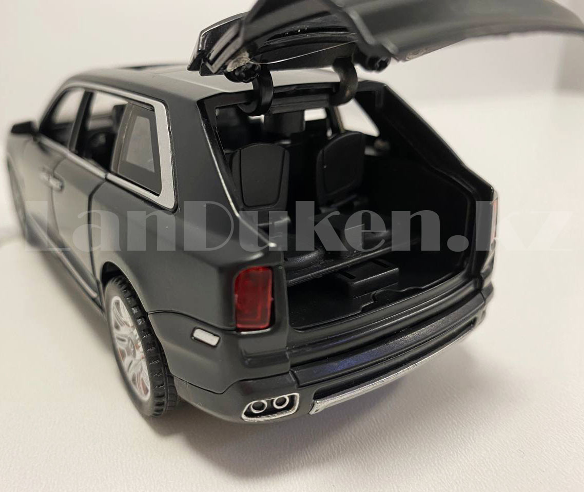 Игрушка детская машинка металлическая с свето-звуковым эффектом Die-Cast Metal Model Car 1:32 Jeep черный - фото 3 - id-p87055218