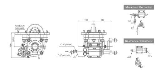 Коробка отбора мощности PTO Isuzu MBP 6Q, 6R - фото 2 - id-p87057191