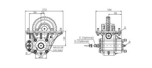 Коробка отбора мощности PTO Isuzu MJT 7S - фото 3 - id-p87057452