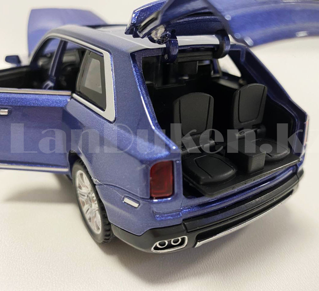 Игрушка детская машинка металлическая с свето-звуковым эффектом Die-Cast Metal Model Car 1:32 Jeep голубая - фото 2 - id-p87055261