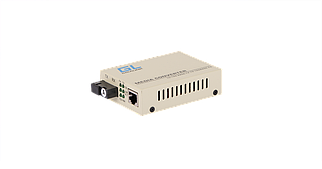 Медиаконвертер неуправляемый, из UTP 100Мбит/c в WDM SM, SC, Tx:1310/Rx:1550, 18 дБ, до 20 км, без LFP