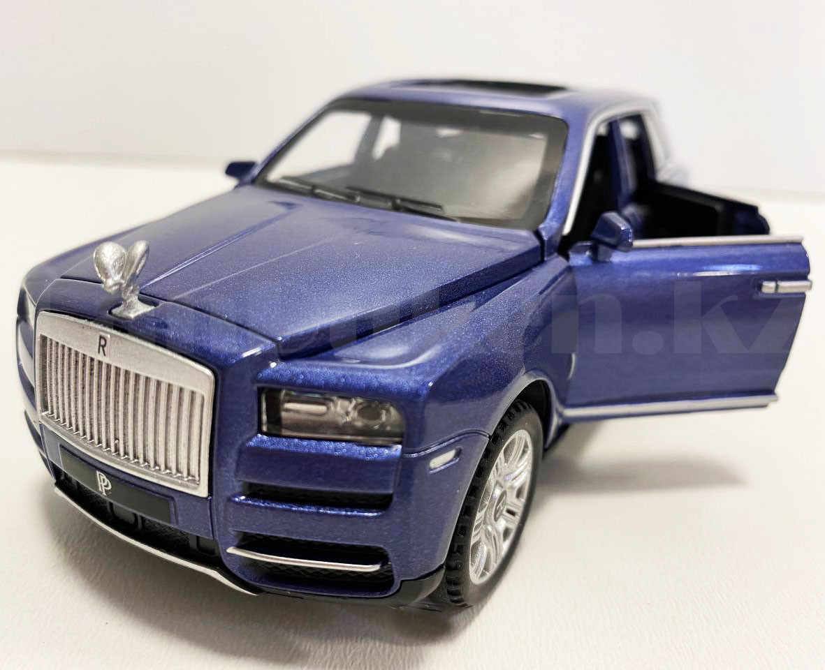 Игрушка детская машинка металлическая с свето-звуковым эффектом Die-Cast Metal Model Car 1:32 Jeep голубая - фото 5 - id-p87055261