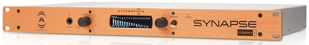 Attero Tech D32Mi 32-канальный интерфейс микрофонных/ линейных входов, Dante / AES67, 1RU - фото 1 - id-p87058223