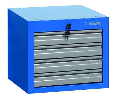 Шкафчик инструментальный узкий подвесной, 4 ящика - 990NDH4 UNIOR