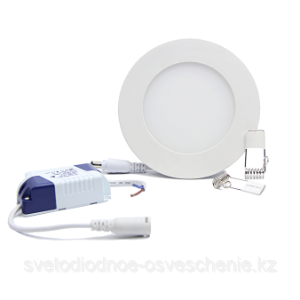 Встраиваемые светодиодные светильники LED ROUND PANEL 12W 6000к (Мощность: 12 Вт)