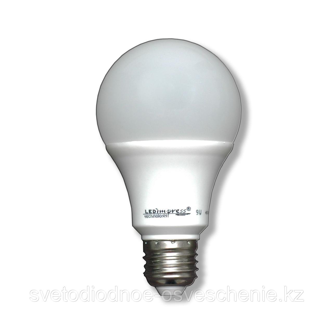Светодиодная LED лампа E27 9W (Мощность: 9 Вт)