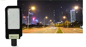 30 Вт Светодиодный уличный фонарь (Мощность: 30 Вт, Степень защиты, IP: 65, Габариты, мм: 423х179х56, Световой