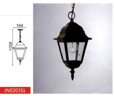 Парковый уличный светильник, >100W, е27, IP44 (Габариты, мм: 184*1058)