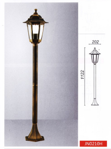 Парковый уличный светильник, >60W, е27, IP44 (Габариты, мм: 202х1122)