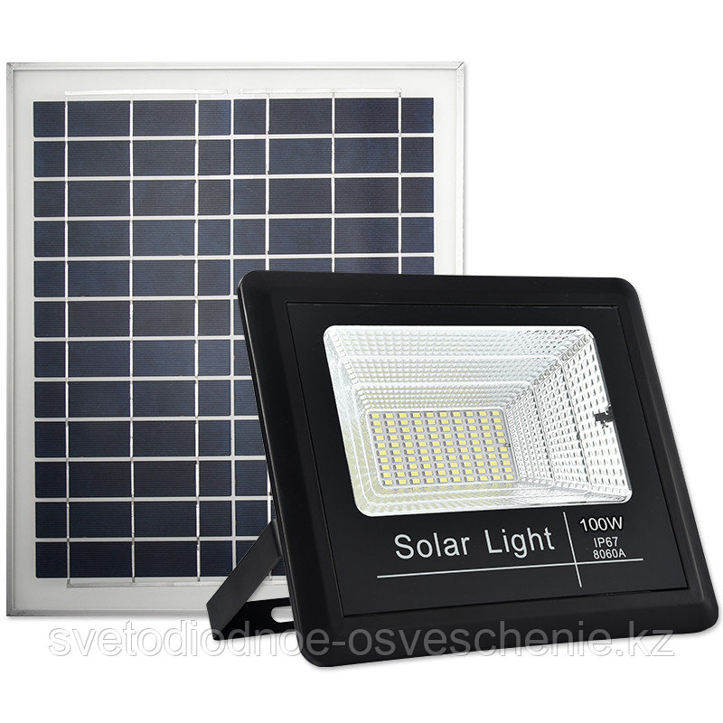 Cветодиодный Led cолнечный прожектор 100W (Мощность, Вт: 100)