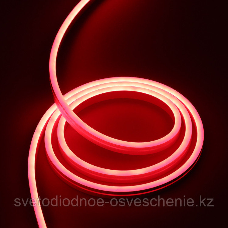 Гибкий неон Красный, 220В, 1,5*2,5 см SMD (Длина: 1 метр) - фото 1 - id-p87064061