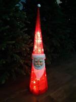Светодиодная новогодняя фигура Санта, 100 см