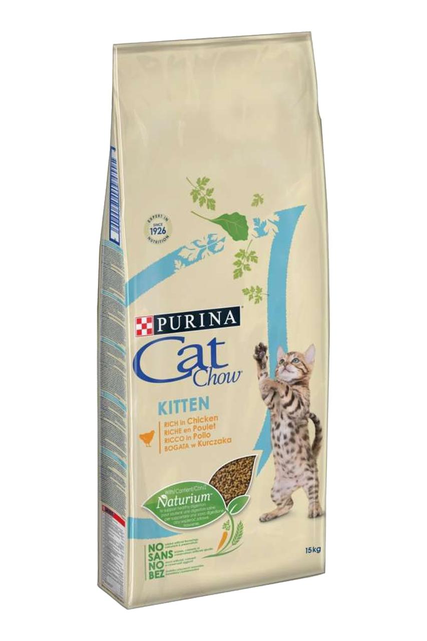Cat Chow Kitten, для котят, индейка