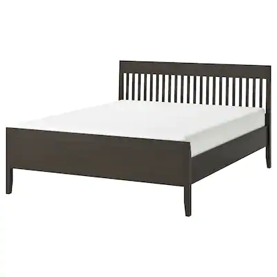 Кровать ИДАНЭС темно-коричневый Лонсет 180x200 см ИКЕА, IKEA, фото 2