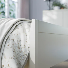 Кровать ИДАНЭС белый Лурой  160x200 см ИКЕА, IKEA, фото 3
