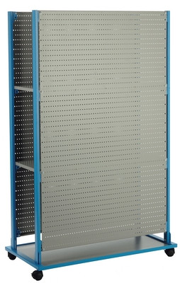 Стенд торговый передвижной с центральной полкой - 998C UNIOR