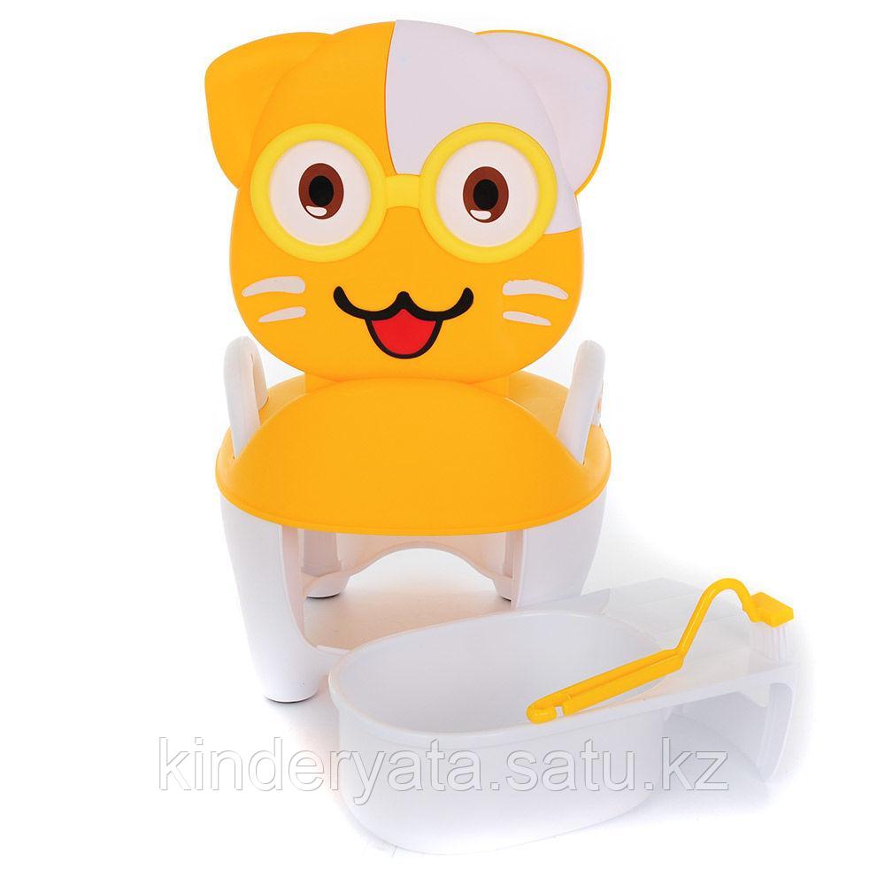 PITUSO Детский горшок КОТИК В ОЧКАХ 32*27*39 см