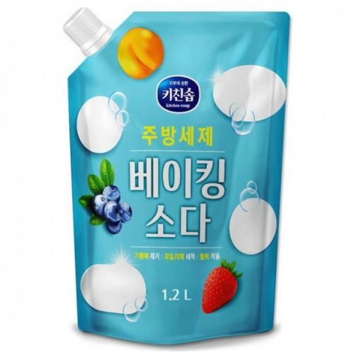Mukunghwa Жидкость для мытья посуды Kitchen soap Baking Soda м/у, 1,2 л