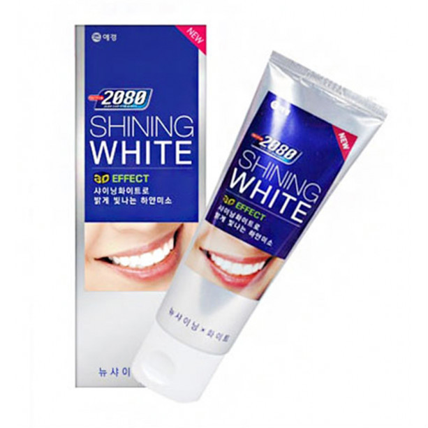 Отбеливающая зубная паста Сияющая Белизна Dental Clinic 2080 Shining White, KERASYS 100 г