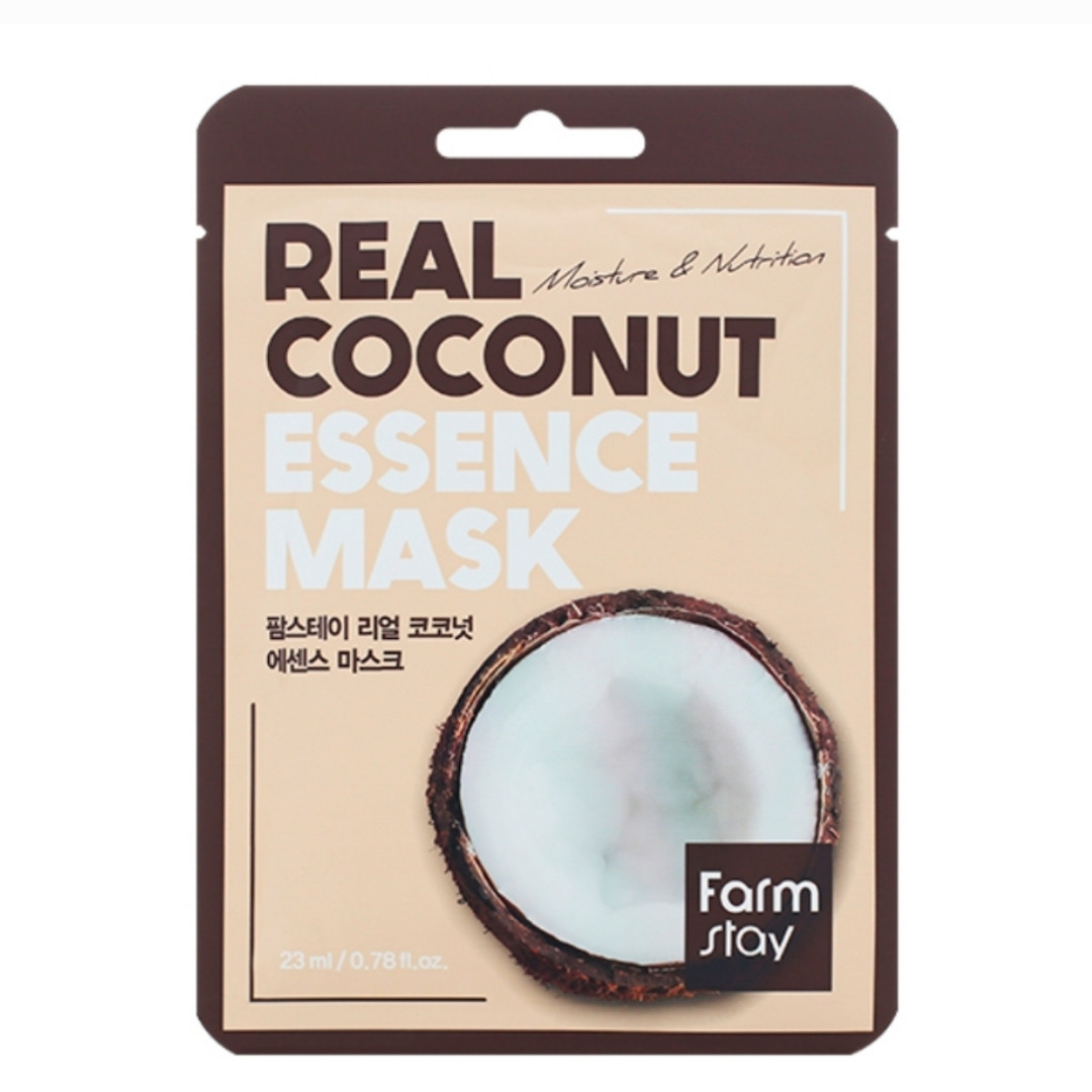 Тканевая маска для лица FarmStay Real Coconut Essence Mask – Кокос