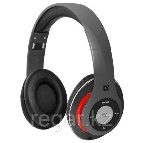 Наушники-гарнитура беспроводные Defender FreeMotion B570 серый+красный, BT
