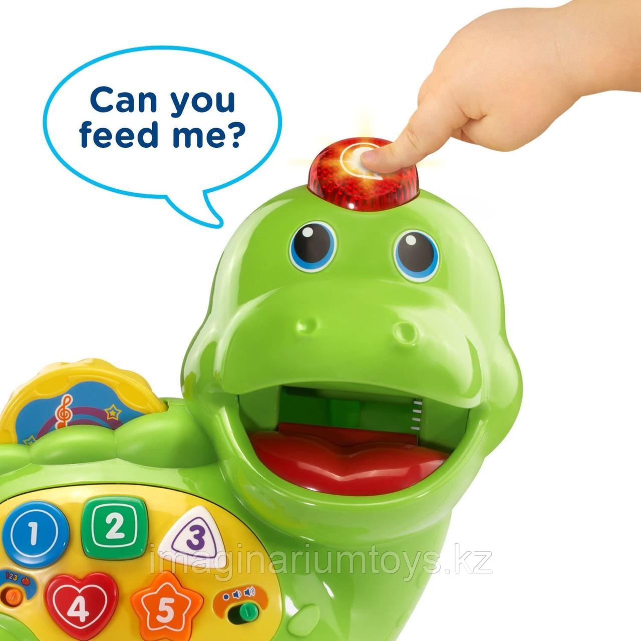 Развивающая игрушка для детей Динозавр «Корми и учись» Vtech - фото 4 - id-p87102457