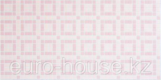 Декоративные стеновые панели ПВХ (Мозаика шоколад розовый)