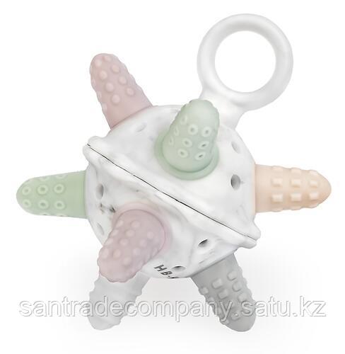 Прорезыватель силиконовый Happy Baby Silicone Teether ( Grey)