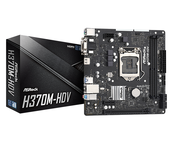 Материнская плата ASRock H370M-HDV