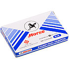 Штемпельная подушка Horse, 85*55мм, синяя, металлическая, фото 2
