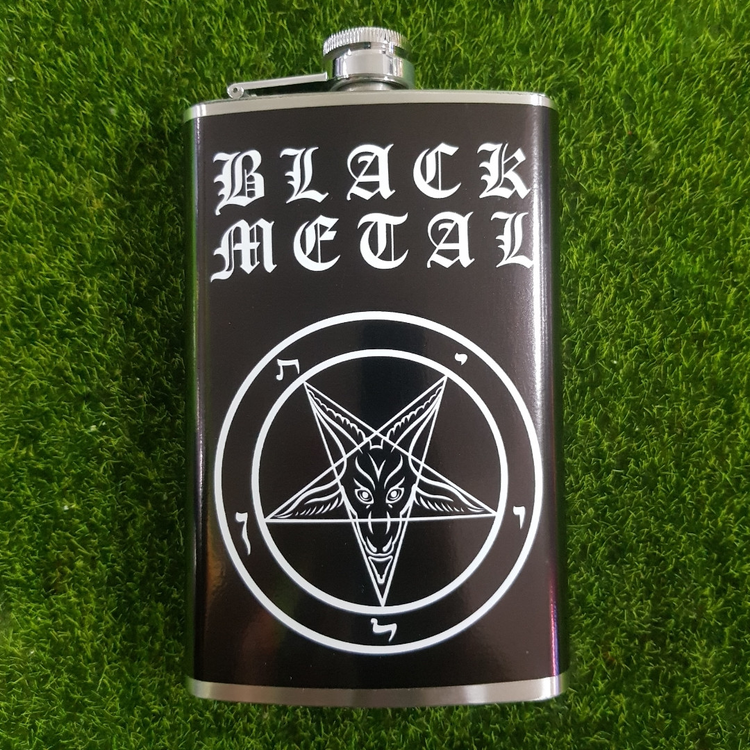 Металлическа фляжка Black Metal