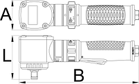 Угловой пневматический ударный гайковерт 1/2" - 1564 UNIOR, фото 2