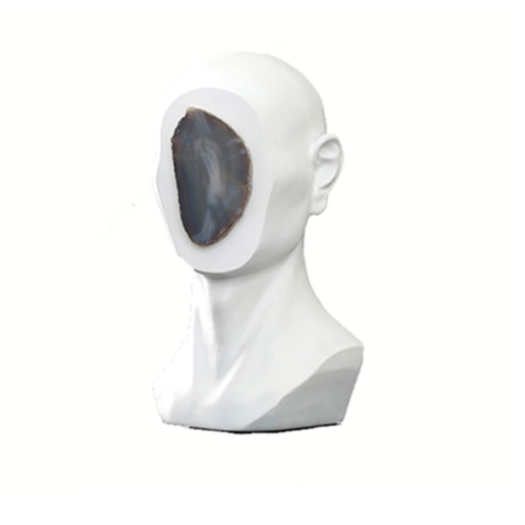 Дизайнерский Декор настольный Head Sculpture Wi-A1 WHITE Dt-0082 - фото 1 - id-p87106936